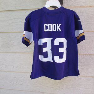 NWOT Minnesota Vikings Dalvin Cook #33  NFL Jersey Size Kids Small 4